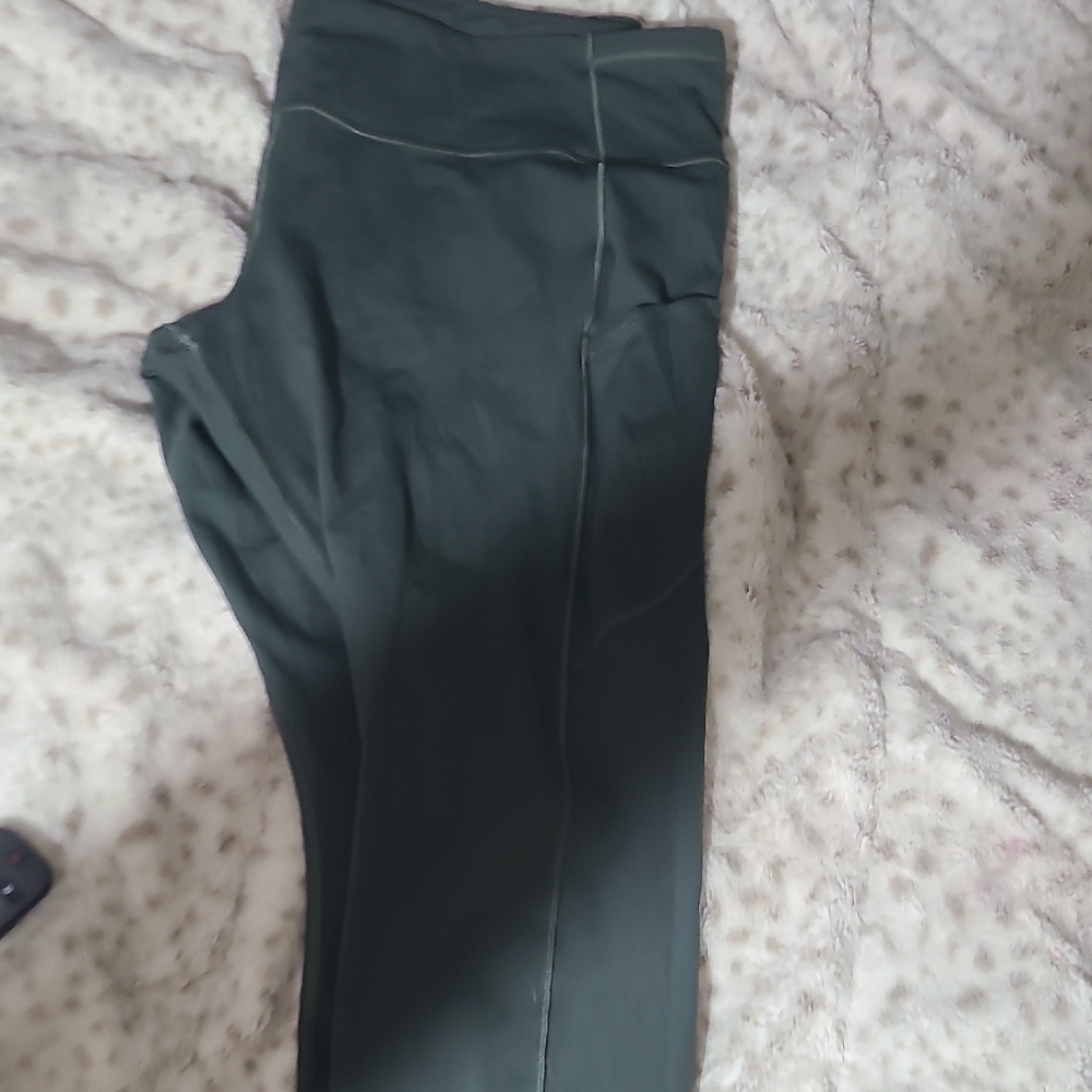 Lululemon Athletica Dark Green Leggings